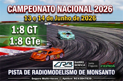 3ª Prova do Campeonato Nacional 1/8 GT e Trofeu 1/8 GTE